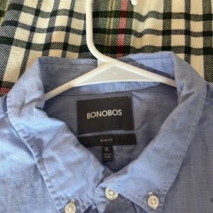 Bonobos Blue Slim Fit Lightweight Button Down